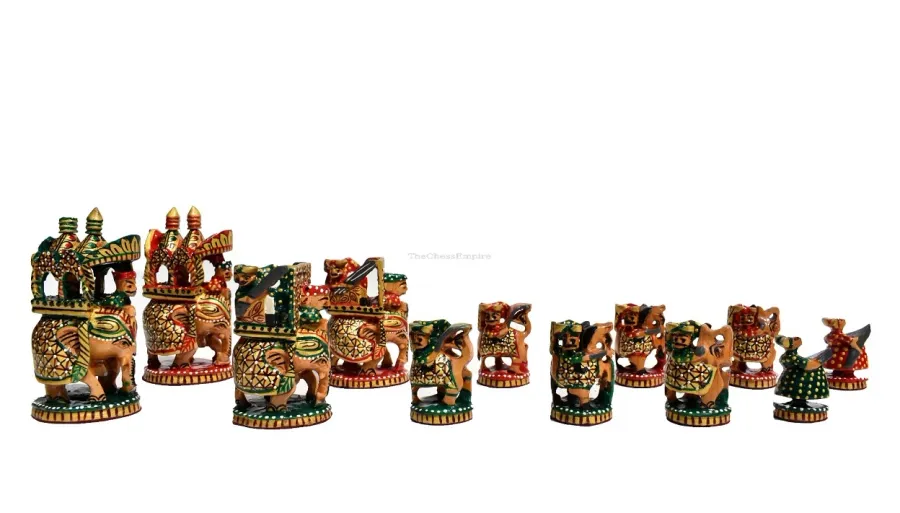 obrazek 3 Nadzwyczajna kolekcja Ambawari do gry w szachy idealna na prezent - The Chess Empire