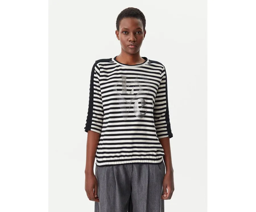 obrazek 1 Olsen Bluzka 11201631 Czarny Regular Fit