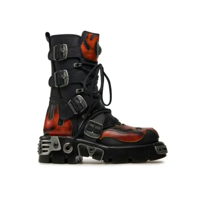 Zdjęcie NEW ROCK Glany M-107-S1 Czarny