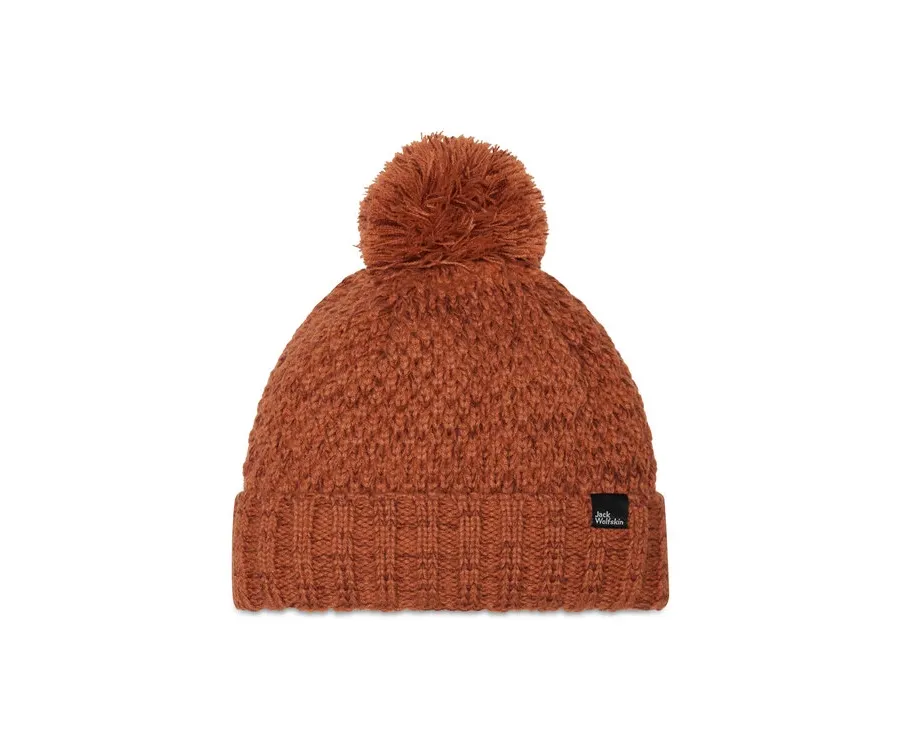 obrazek 1 Jack Wolfskin Czapka Highloft Knit 1908011 Pomarańczowy