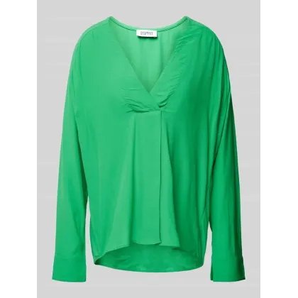 Zdjęcie Bluzka z wiskozy z dekoltem w serek