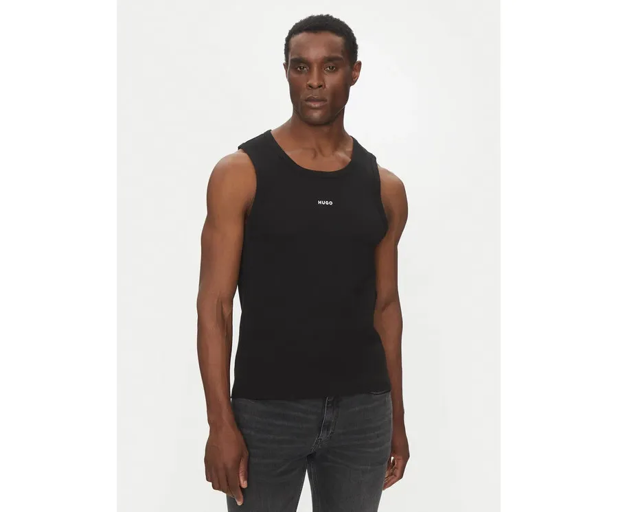 obrazek 1 HUGO Tank top Dapota 50542089 Czarny Slim Fit