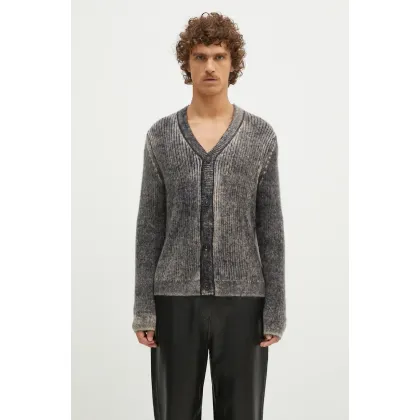 Zdjęcie Paul Smith kardigan z domieszką wełny kolor szary M1R-917Y-N02506