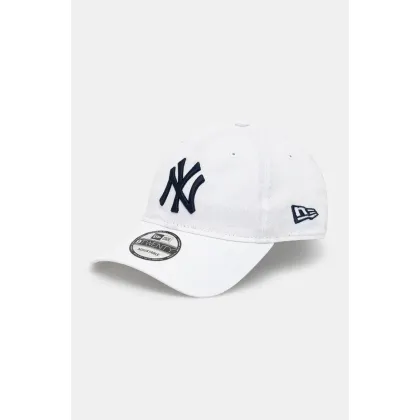 Zdjęcie New Era czapka z daszkiem CC 920 NYY kolor biały gładka 60235299