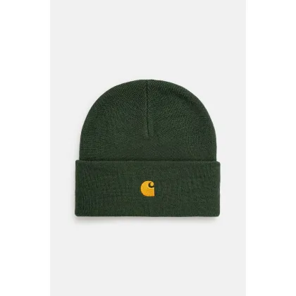 Zdjęcie Carhartt WIP czapka Chase Beanie kolor zielony I026222.2CXXX