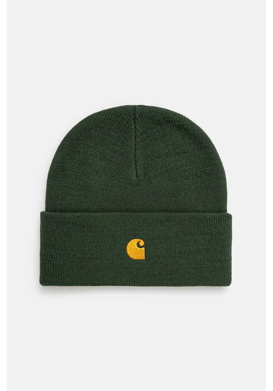 obrazek 1 Carhartt WIP czapka Chase Beanie kolor zielony  I026222.2CXXX