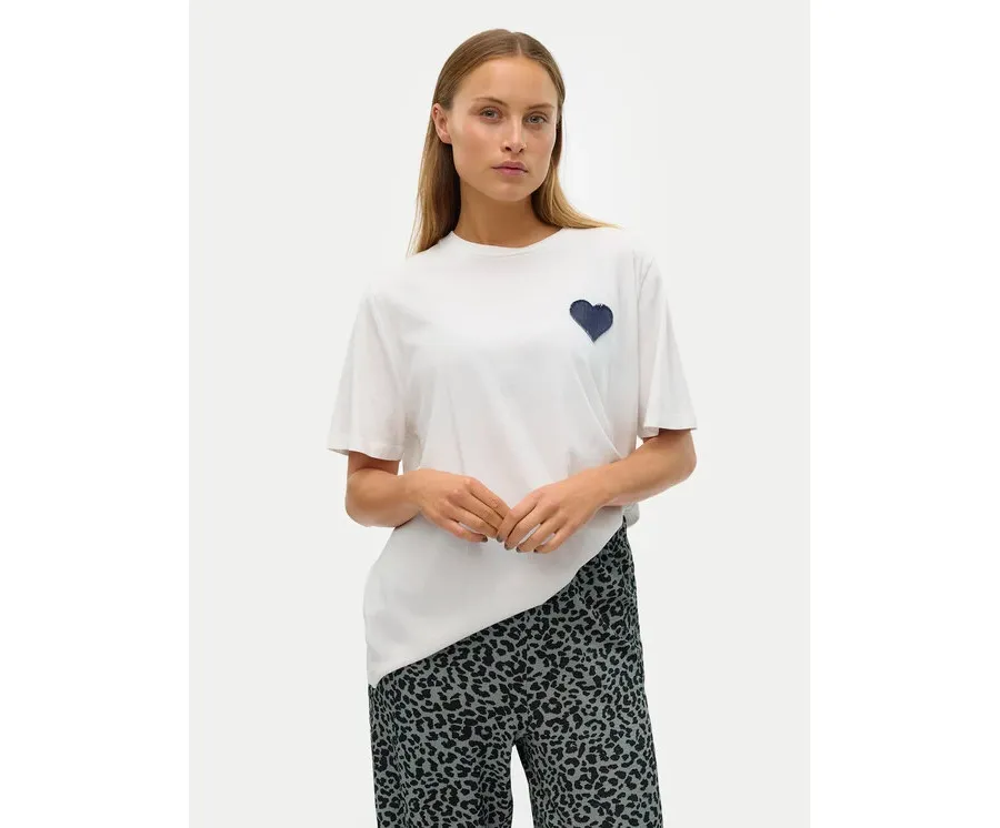 obrazek 1 Vero Moda T-Shirt Halle 10321318 Biały Loose Fit