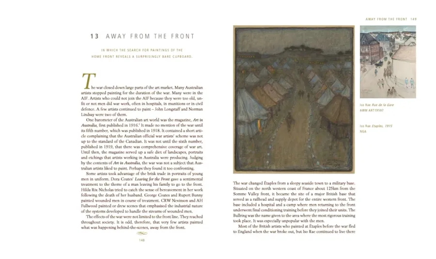 obrazek 2 Książka Malować wojnę Życie australijskich artystów, którzy namalowali Wielką Wojnę, 1914–1918 - Thames & Hudson