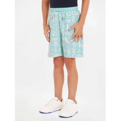 Zdjęcie Calvin Klein Jeans Szorty sportowe Inst Ck Aop IB0IB02105 Niebieski Regular Fit