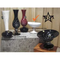 Picture Ceramic white plate with platinum