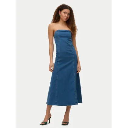 Zdjęcie Vero Moda Sukienka jeansowa Ailey 10328202 Niebieski Regular Fit