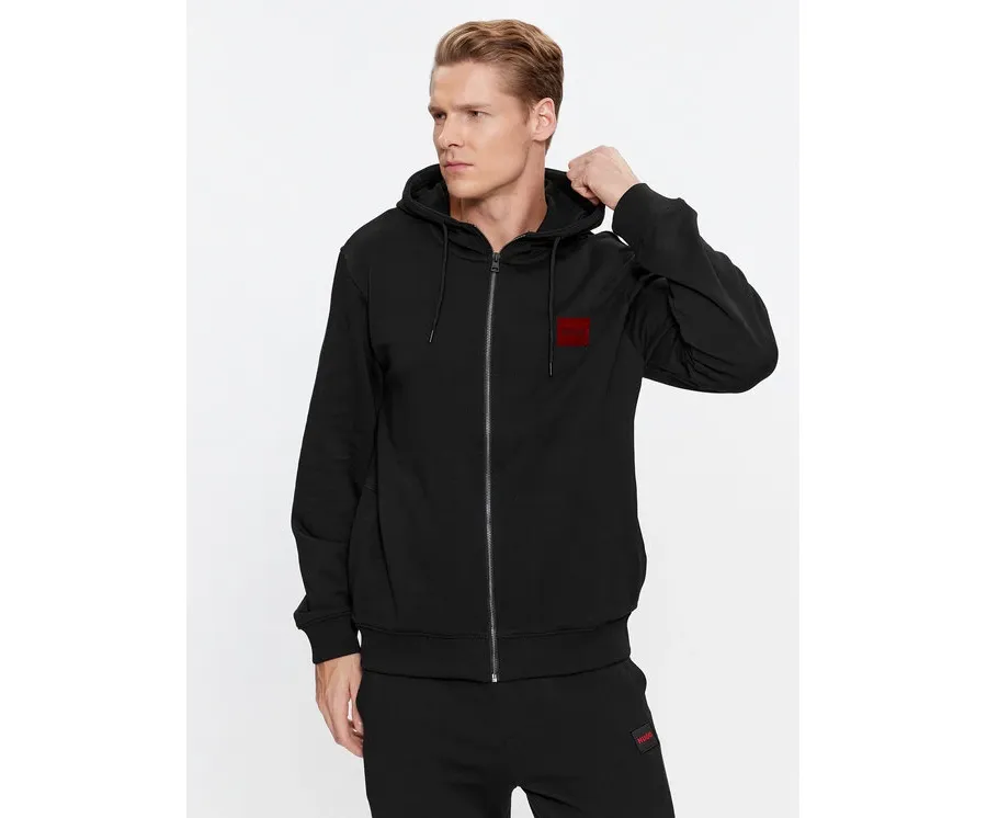 obrazek 1 Hugo Bluza Daple_V 50501016 Czarny Regular Fit HUGO