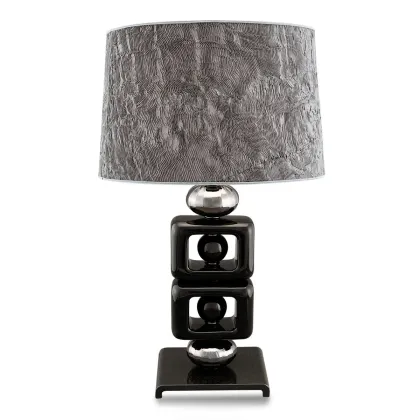 Picture Black ceramic table lamp – Ahura