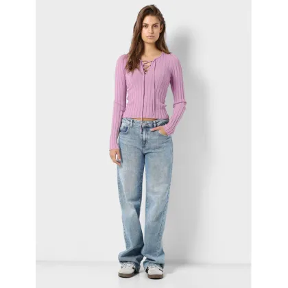 Zdjęcie Noisy May Bluzka Freya 27028880 Różowy Slim Fit