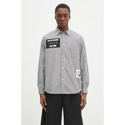 Zdjęcie Undercover koszula bawełniana Shirt męska kolor czarny regular z kołnierzykiem klasycznym UP1E4406.2