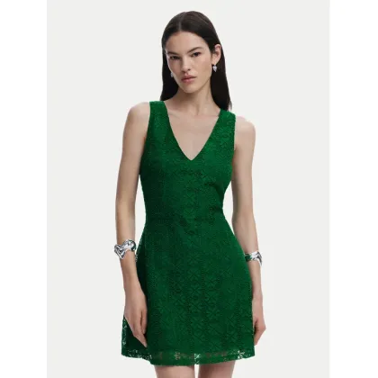 Zdjęcie Desigual Sukienka koktajlowa 25SWVW53 Zielony Slim Fit
