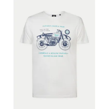 Zdjęcie Petrol Industries T-Shirt M-1040-TSR707 Biały Regular Fit