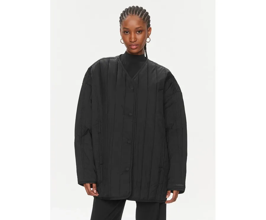 obrazek 1 Calvin Klein Kurtka przejściowa Vertical K20K206766 Czarny Oversize