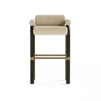 Picture Elegant bar stool for the dining room in a minimalist style - Brenna