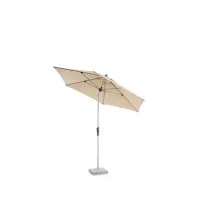 Picture Unique round Lipari umbrella 280 cm in rope color