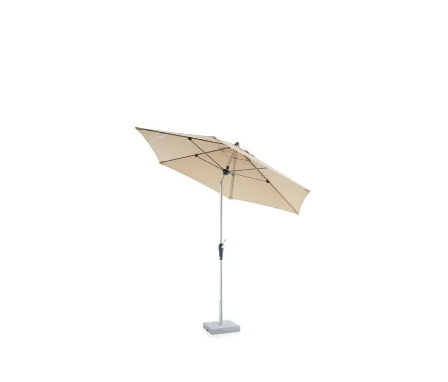 obrazek 1 Wyjątkowy okrągły parasol Lipari 280 cm w kolorze liny