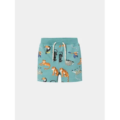 Zdjęcie NAME IT Szorty sportowe Ditmar 13228541 Zielony Regular Fit