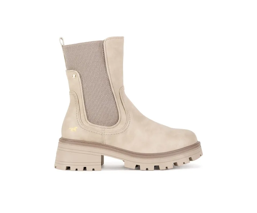 obrazek 1 Mustang Botki 1469-501 Beżowy