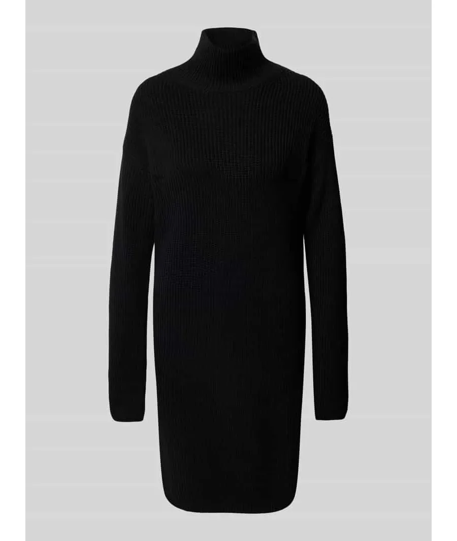 obrazek 1 Sukienka z dzianiny o długości do kolan ze stójką model ‘CHUNKY LOOSE’