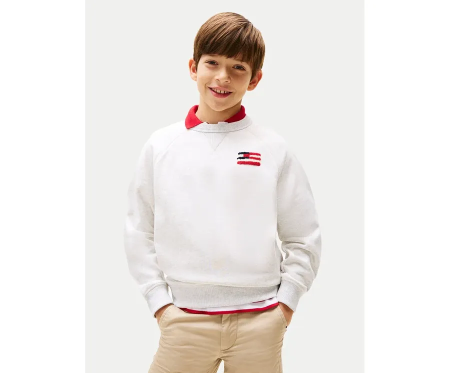 obrazek 1 Tommy Hilfiger Bluza KB0KB09571 D Szary Relaxed Fit