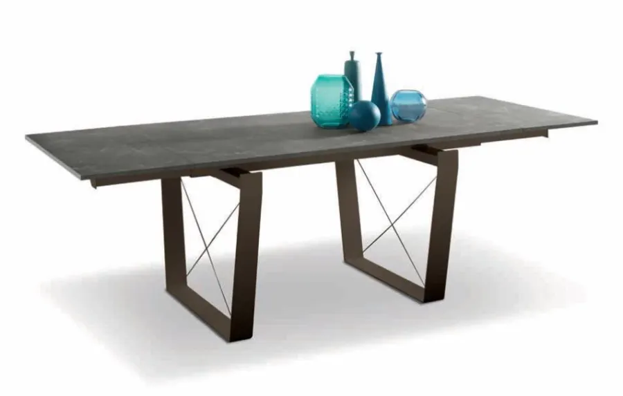 obrazek 6 Elegancki rozkładany stół w stylu nowoczesnym L. 140+40+40 P. 90 H. 75 cm – Zamagna Italia