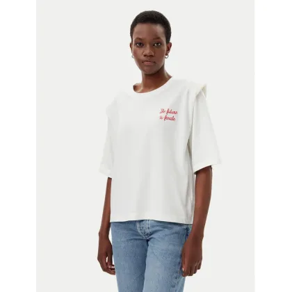 Zdjęcie ViCOLO T-Shirt RD0013 Biały Regular Fit