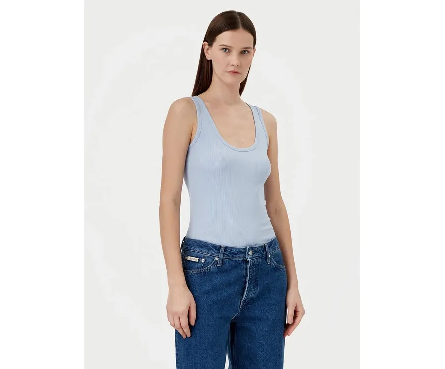 obrazek 1 Calvin Klein Top K20K208246 Niebieski Slim Fit