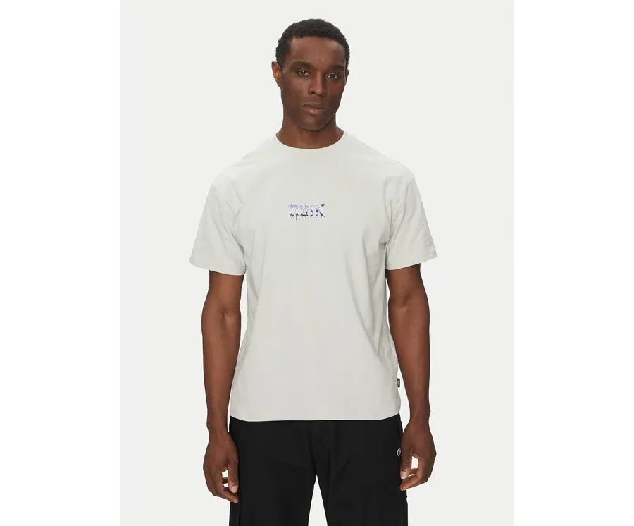 obrazek 1 Quiksilver T-Shirt EQYZT08016 Szary Relaxed Fit