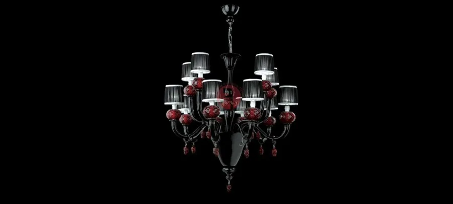 obrazek 1 Ekskluzywny żyrandol ze szkła Murano – Vetreria Artistica Rosa