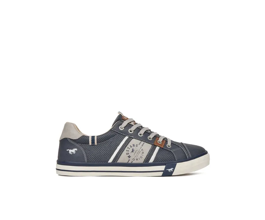 obrazek 1 Mustang Sneakersy 4072-317 Granatowy