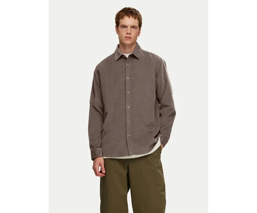 obrazek 1 Selected Homme Koszula Gowen 16090182 Szary Regular Fit