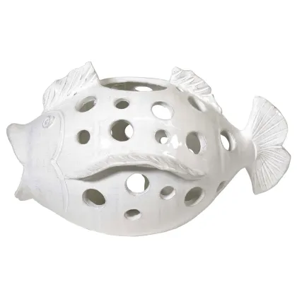 Zdjęcie Ceramiczny lampion w kształcie ryby - Virginia Casa