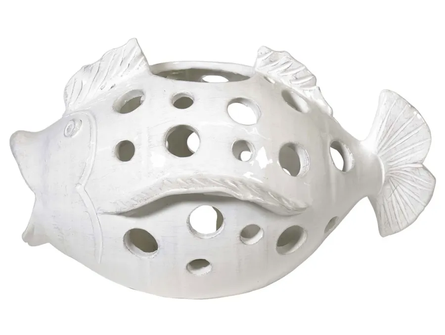 obrazek 1 Ceramiczny lampion w kształcie ryby - Virginia Casa