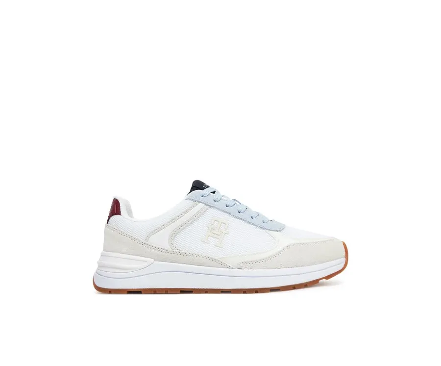 obrazek 1 Tommy Hilfiger Sneakersy Casual Fashion Runner Mix FW0FW08324 Biały