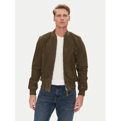 Zdjęcie SCHOTT N.Y.C. Kurtka skórzana LC300 Khaki Regular Fit