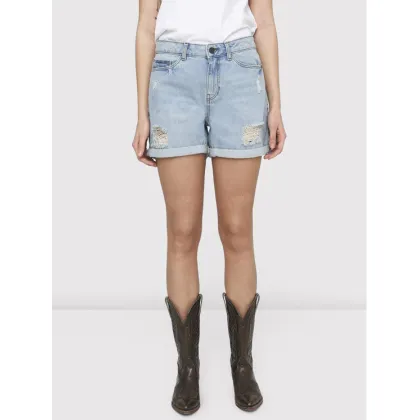 Zdjęcie Noisy May Szorty jeansowe Smiley 27010866 Niebieski Regular Fit