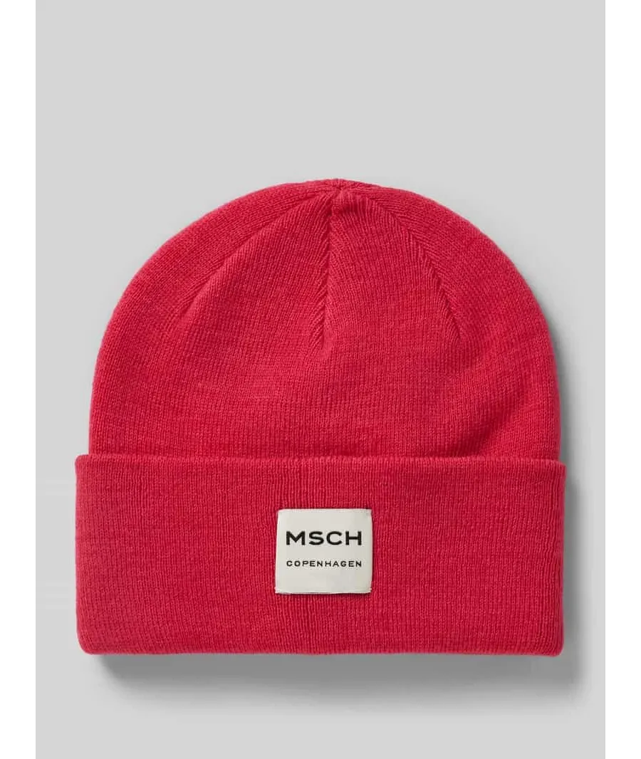 obrazek 1 Czapka beanie z naszywką z logo model ‘Mojo’