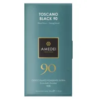 Picture Toscano Black Amedei dark chocolate, 90% cocoa, 50g