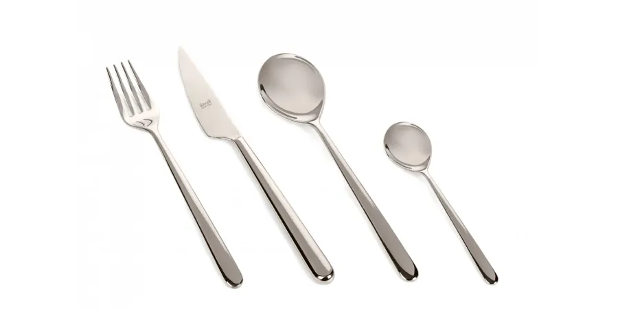 obrazek 1 Włoski zestaw 6 łyżek Gourmet ze stali nierdzewnej