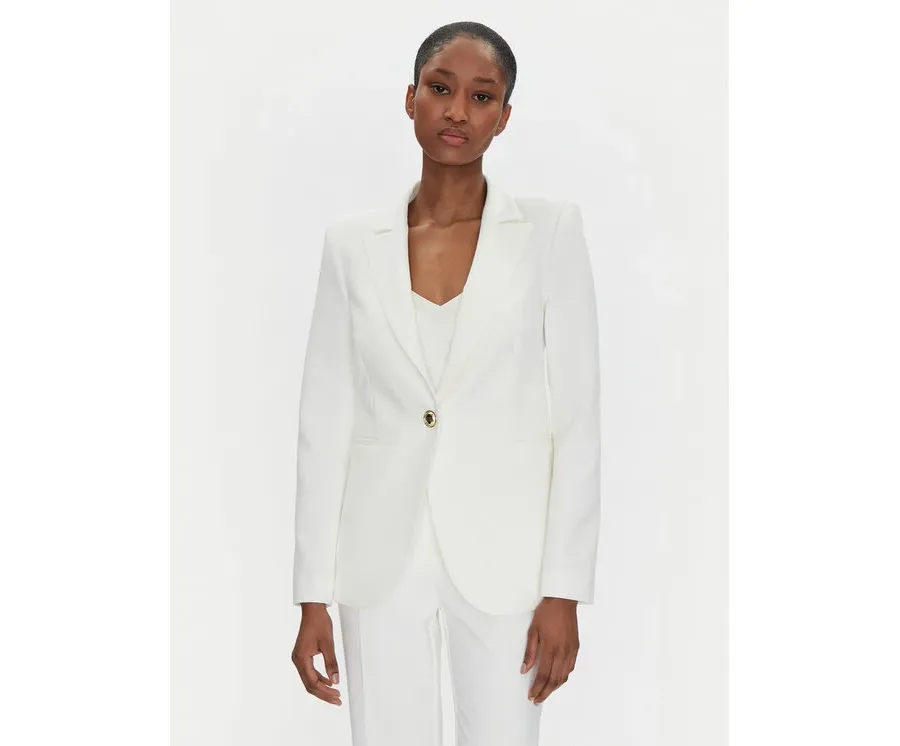 obrazek 1 Rinascimento Marynarka CFC0122739003 Biały Regular Fit