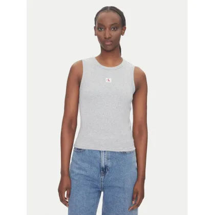 Zdjęcie Calvin Klein Jeans Top LV047C201G Szary Slim Fit