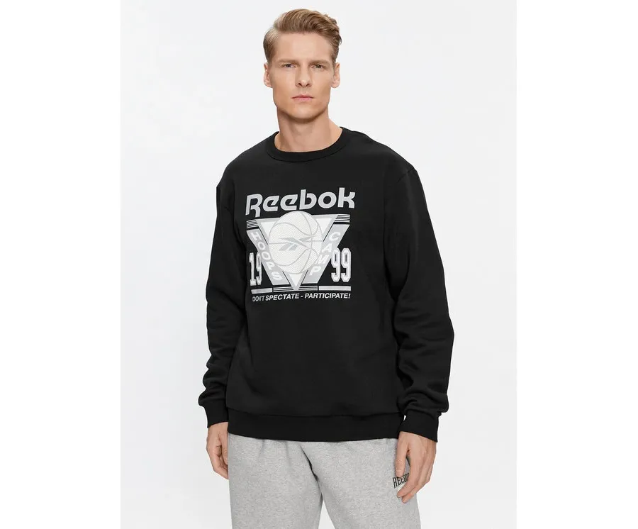 obrazek 1 Reebok Bluza Basketball IL4432 Czarny Regular Fit