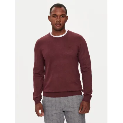 Zdjęcie Lindbergh Sweter 30-80043 Bordowy Slim Fit