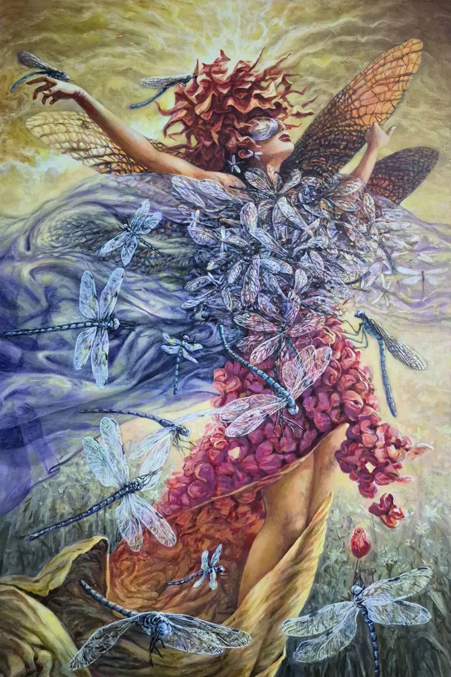 obrazek 1 Krzysztof Krawiec  Siguntara Ważek Królowa   Obraz akrylowy  Nowość*