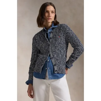 Zdjęcie Polo Ralph Lauren kardigan bawełniany kolor beżowy 211947926
